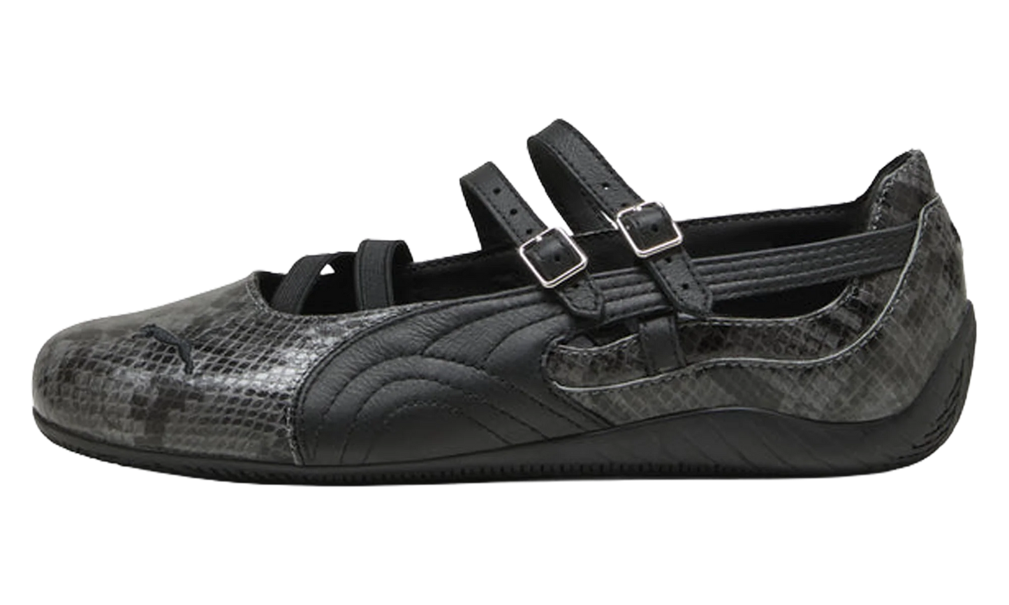 Speedcat Ballet WMNS "Snake Print Dark Gray" 405326 02
