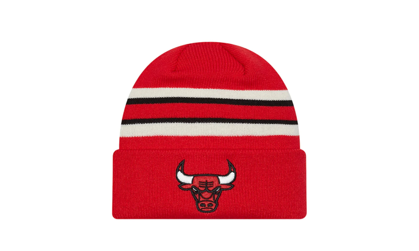 Retro Cuff Knit Chicago Bulls Beanie "Red" 60487289