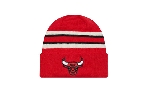 Retro Cuff Knit Chicago Bulls Beanie "Red" 60487289