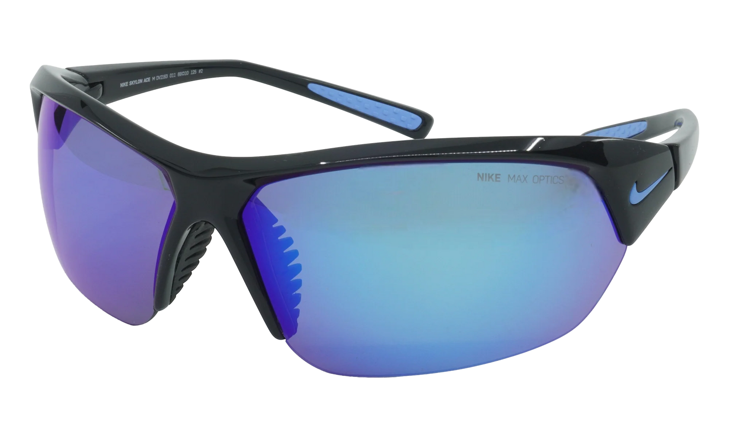 Skylon Ace Sunglasses "Black / Blue Mirror" DV2163 011