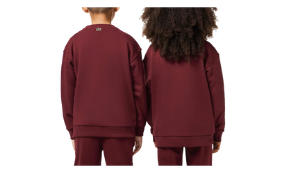 Signature Print Fleece Sweatshirt GS "Bordeaux" SJ1231 YUP