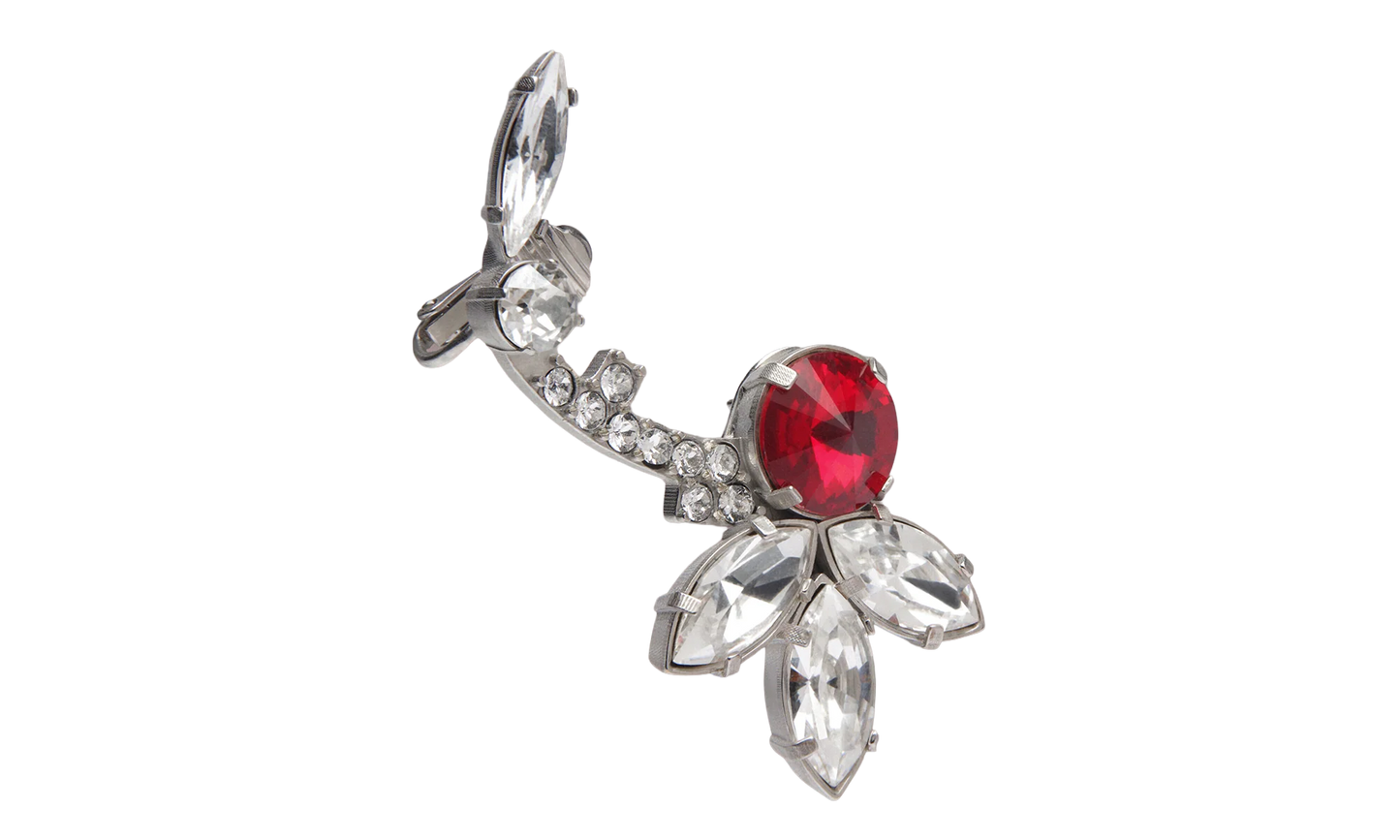 CRYSTAL DROP EARRINGS "RED" SM1VG0052P6479982