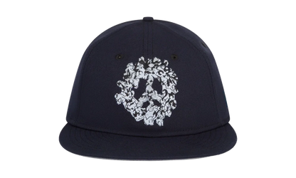 Peace Wreath Snapback Hat "Navy" DT572