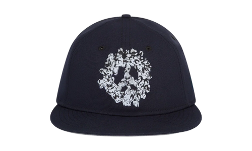 Peace Wreath Snapback Hat "Navy" DT572