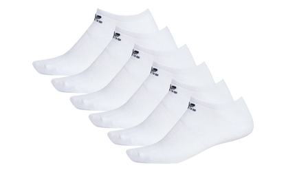 Trefoil No Show Socks (6 Pack) "Black/White" CI9858