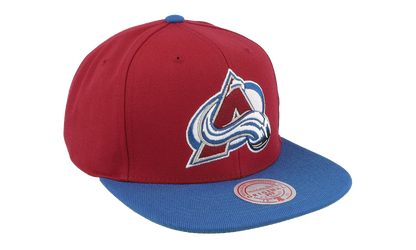 NHL Team 2 Tone 2.0 Snapback Cap "Colorado Avalanche - Red / Light Blue" HHSS5367 CAVYYPPPRDLB