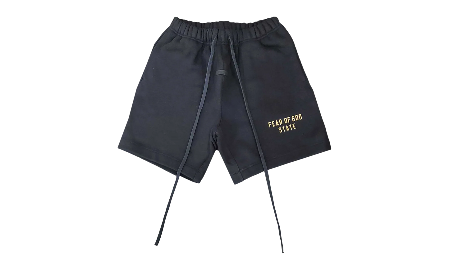 Mens Fleece Soccer Short "BLACK" 160BT242000F