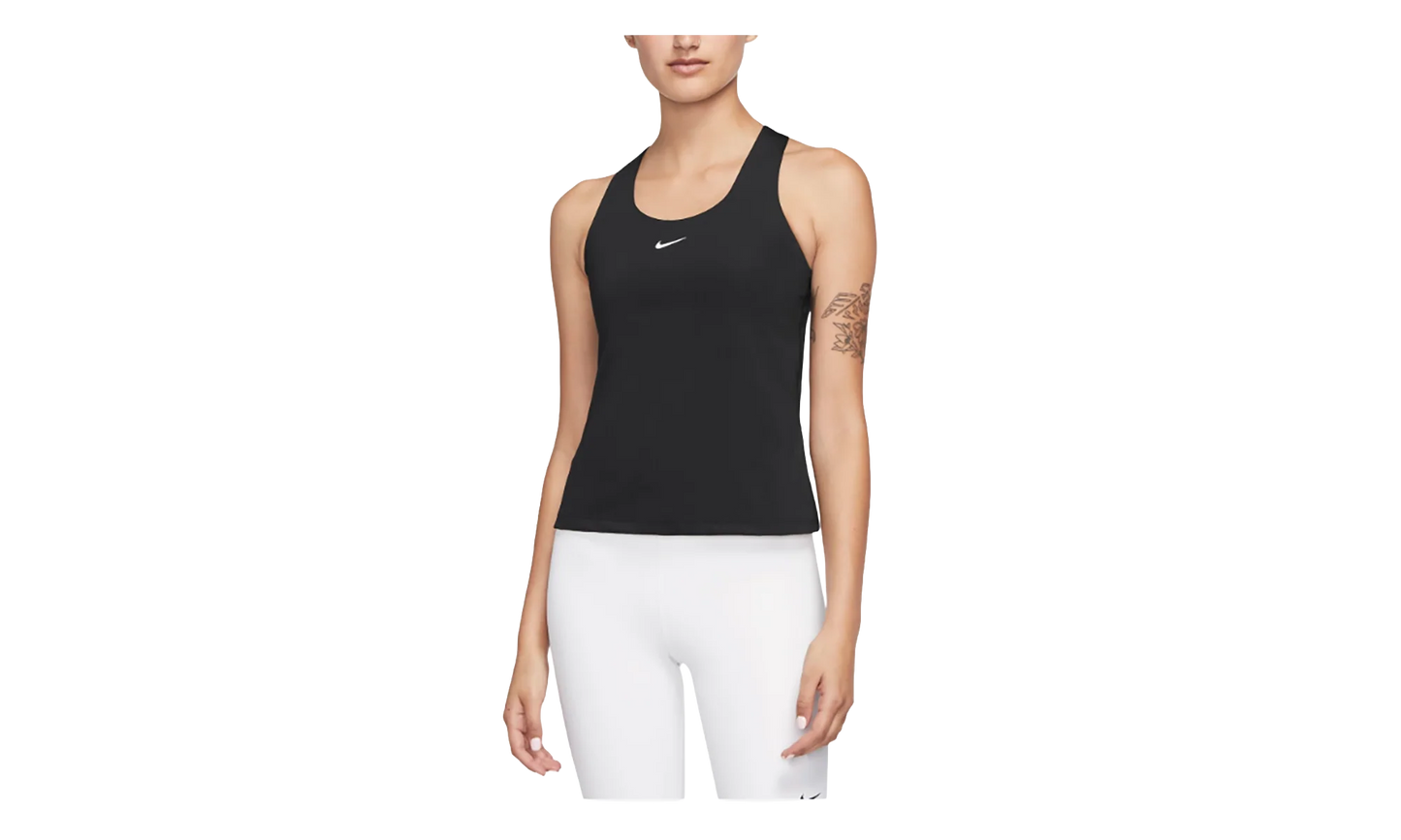 Swoosh Medium-support Padded Sports Bra WMNS "Black / Black / White" DV9897 010