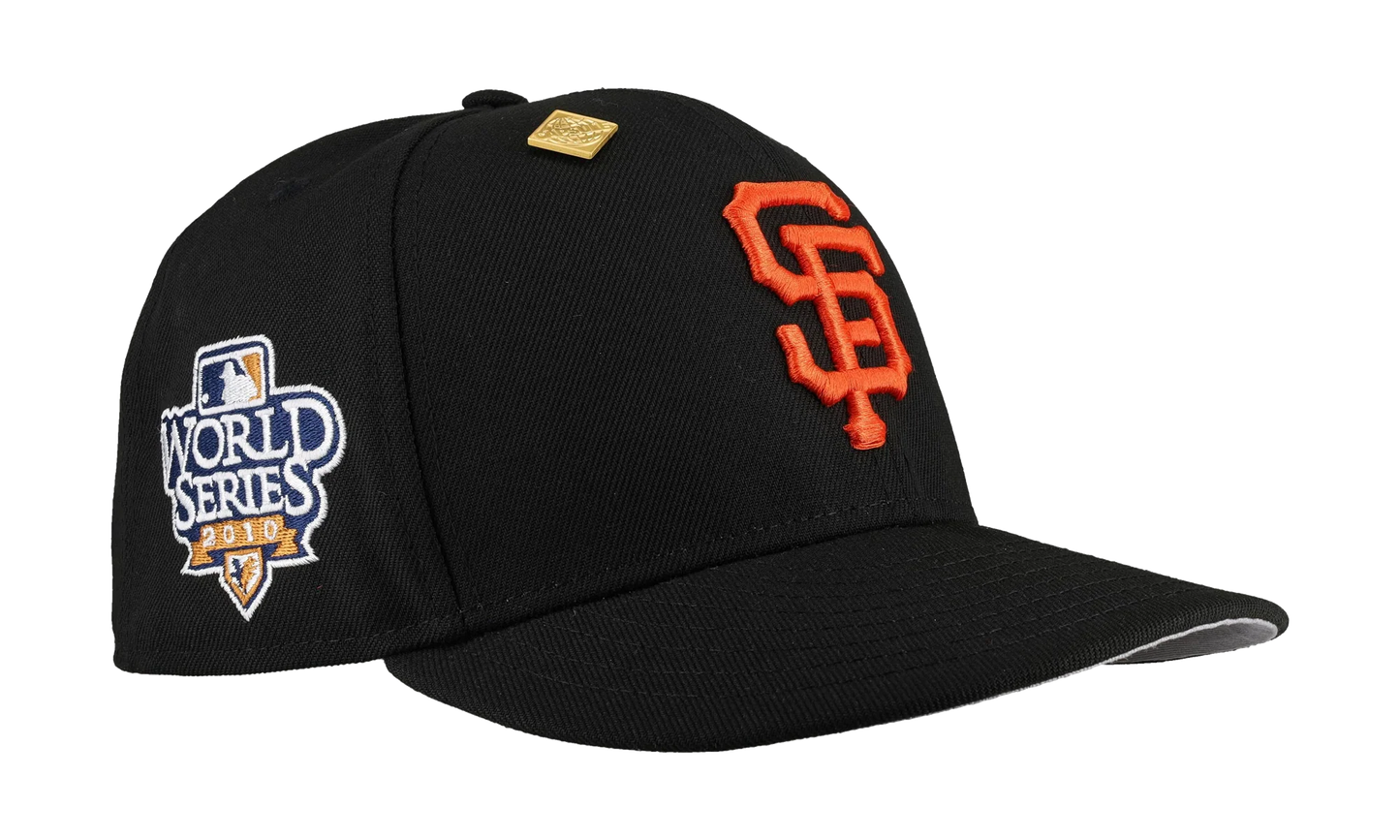 59FIFTY San Francisco Giants 2010 World Series Fitted Hat "Black / Orange" NE365