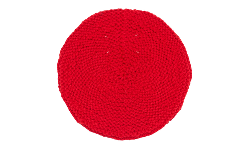 KNITTED BERET "RED" S50TC0072S18420314