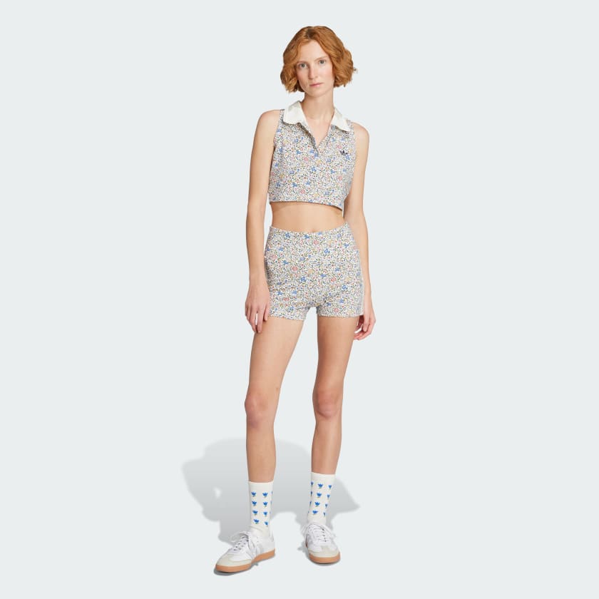 Women's adidas adidas Originals x Liberty London Sleeveless Crop Polo