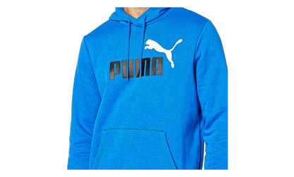 Essential+ Big Logo Fleece Hoodie "Nebulas Blue" 846849 75