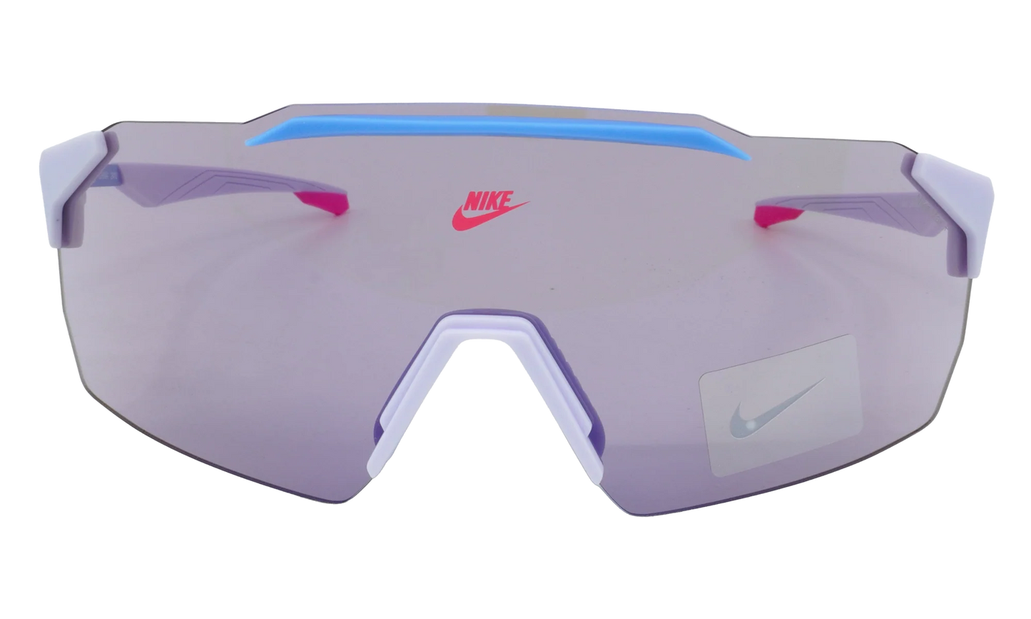Limitless Shield Mirrored Sunglasses "Amethyst Tint / Blue Flash" IB3521X 538