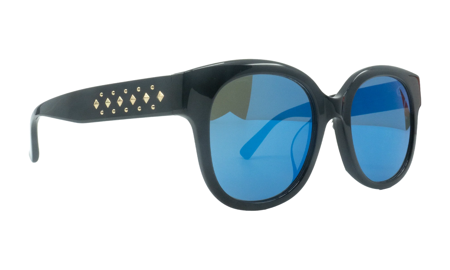 Cat Eye Sunglasses "Black/Gold" MCM623SK-008