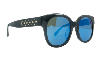 Cat Eye Sunglasses "Black/Gold" MCM623SK-008