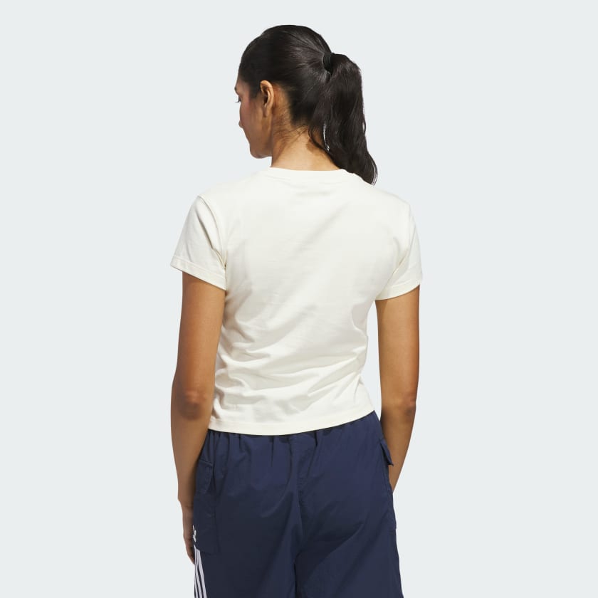 Women's adidas Archive Graphic Slim Volleyball Tee