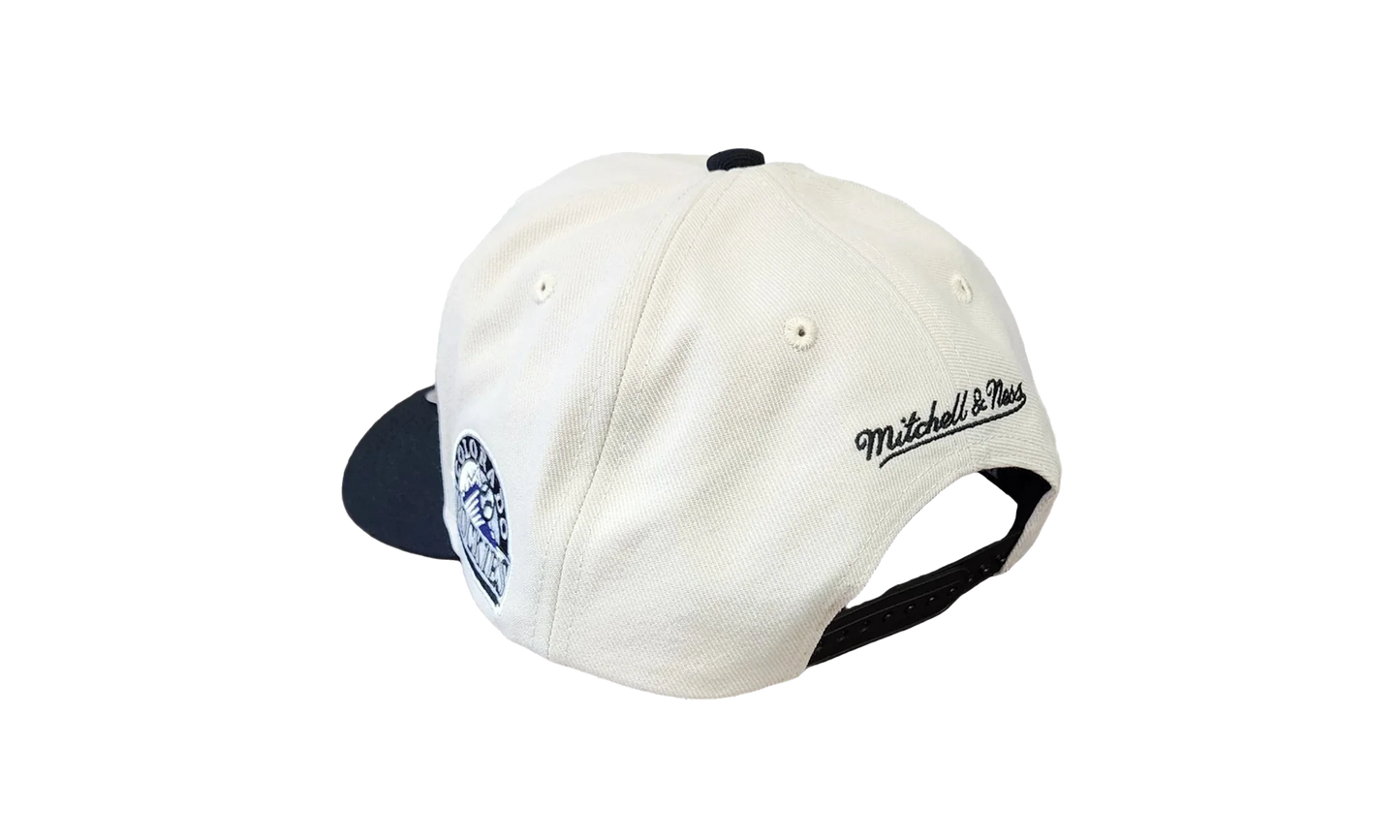 MLB Cooperstown Off Word Pro Snapback Cap "Colorado Rockies - Off White" HP11517 CROOFWH