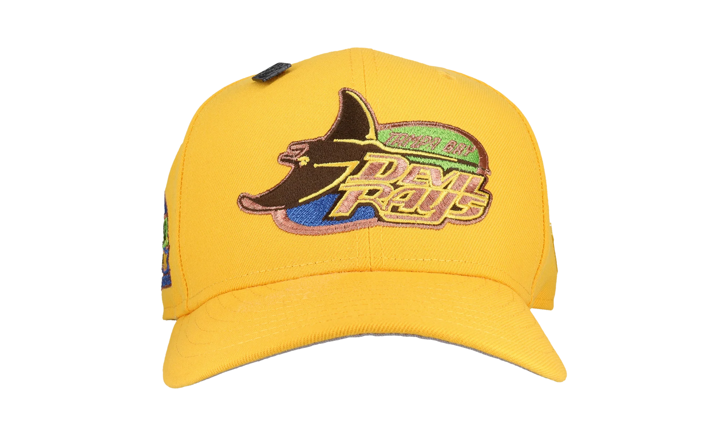 59FIFTY Tampa Bay Rays Tropicana Field Fitted Hat "Yellow / Copper" NE392