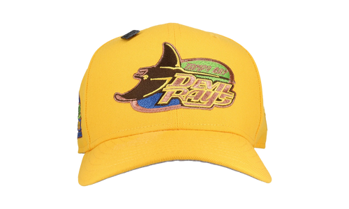 59FIFTY Tampa Bay Rays Tropicana Field Fitted Hat "Yellow / Copper" NE392
