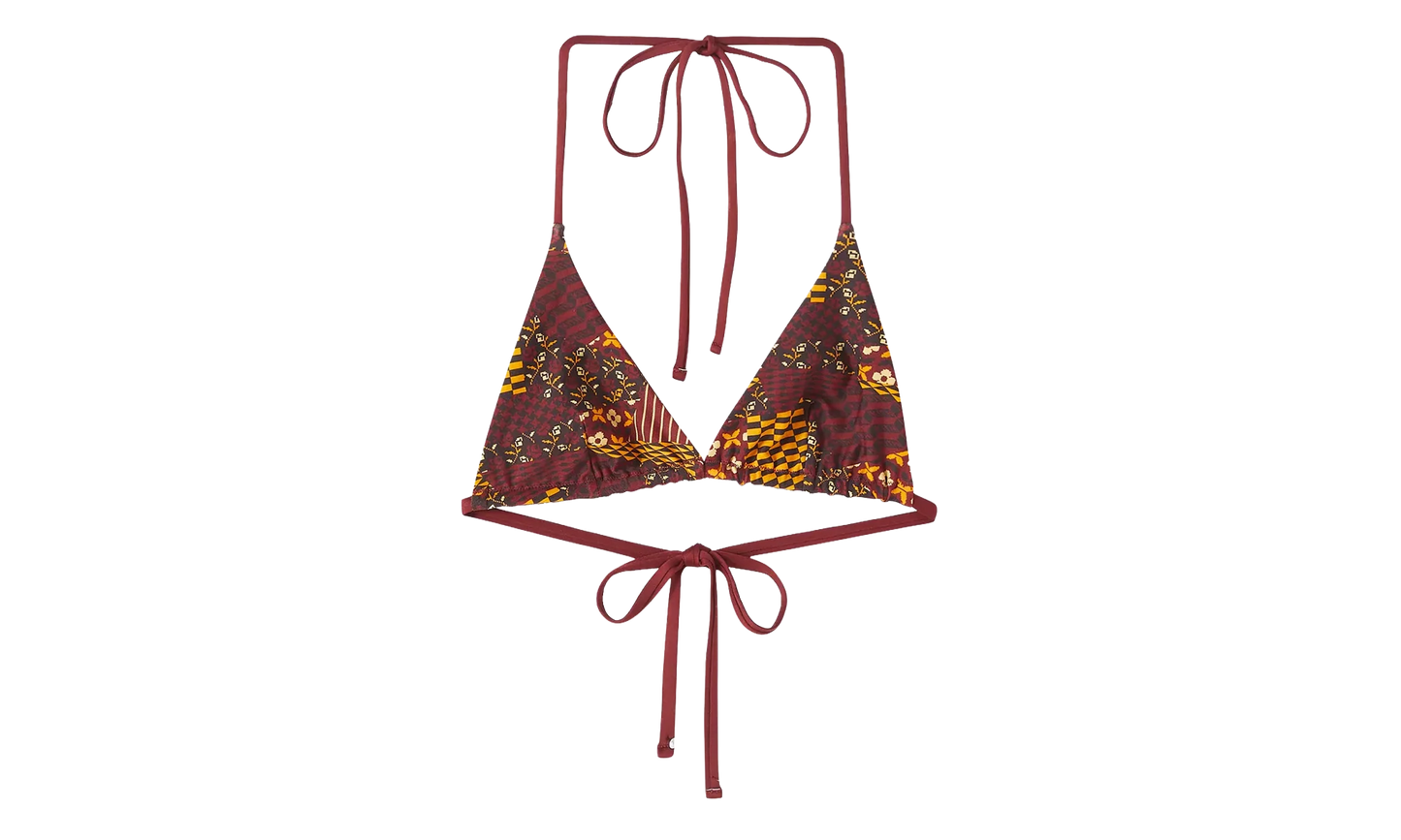 Talia Ii Geo Floral Tie Top "Multi" KITH50