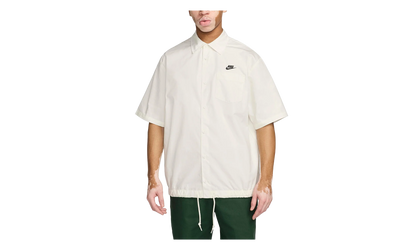Club Button-Up Short Sleeve Oxford Shirt "Sail / Black" FN3902 133