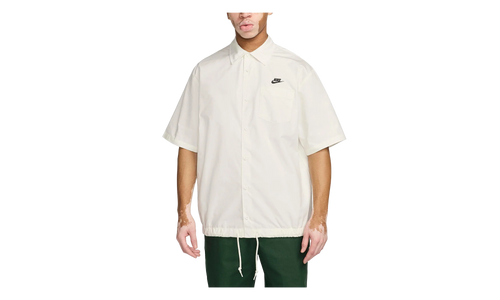 Club Button-Up Short Sleeve Oxford Shirt "Sail / Black" FN3902 133