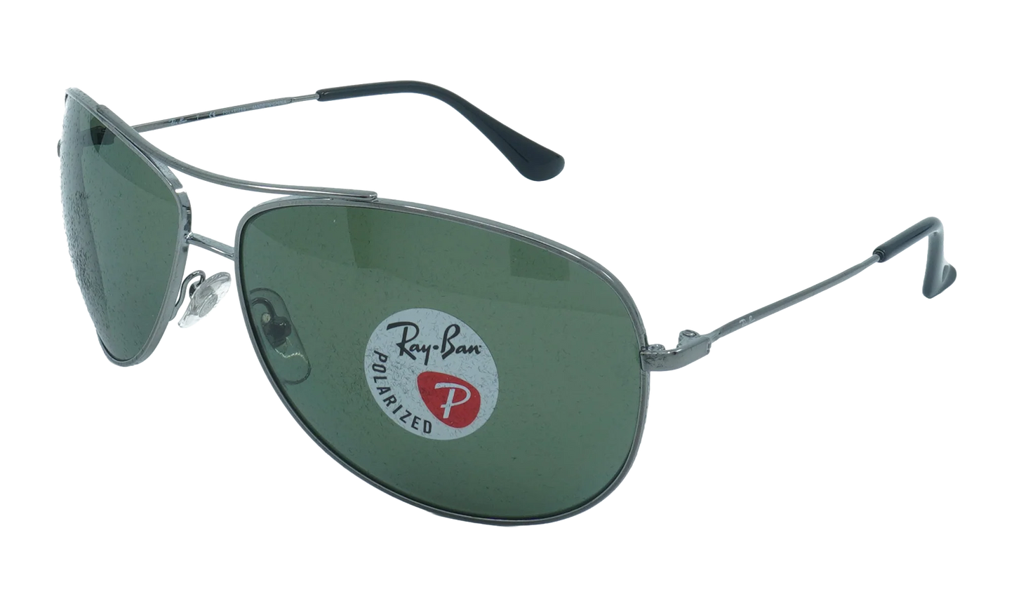 Aviator Polarized Sunglasses "Gun Metal" RB3293-004-9A_63