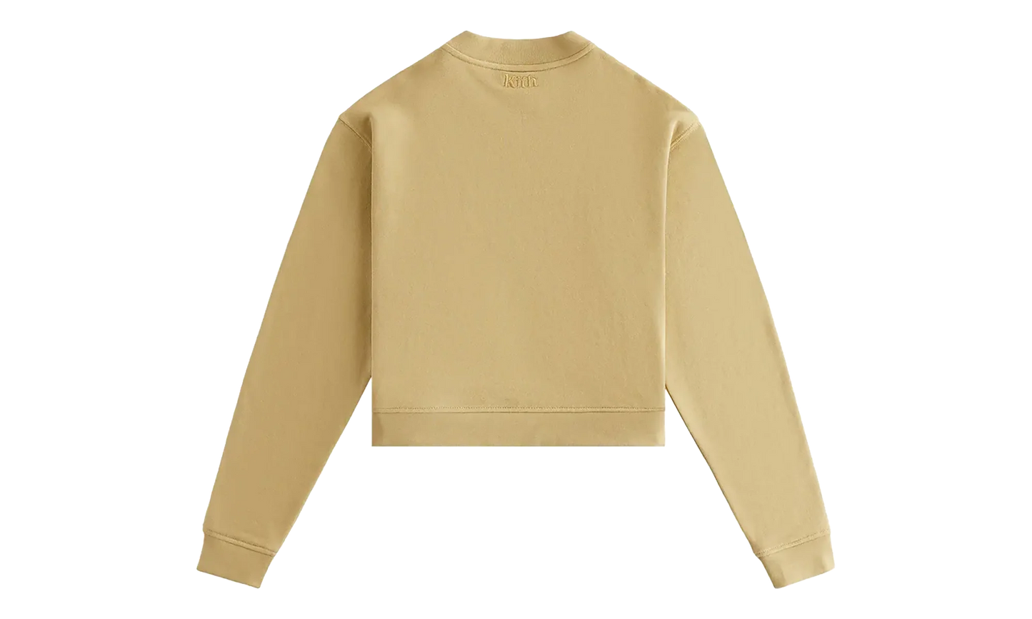 Haylen Cropped French Terry Crewneck "Beige" KHW030227 953