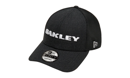 9FORTY OAKLEY x New Era Heather Snapback Hat "Blackout" 911523 02E