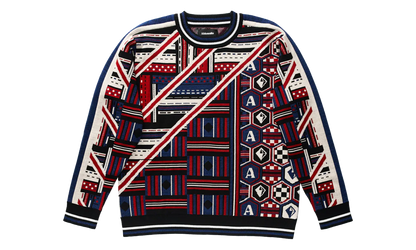 Quadri Knit Jumper "Multi-Color" M AHLU KN005 SS23 YA01 BL