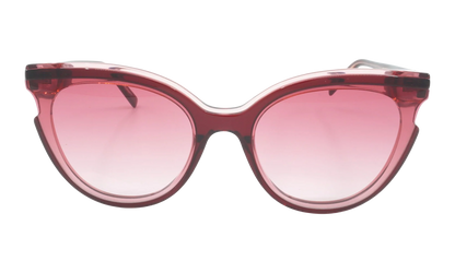 Cat Eye Sunglasses "TRANSPARENT BURGUNDY" MCM706S-605