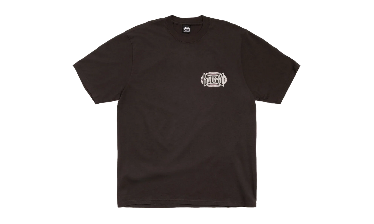 Champion Oval Pigment Dyed T-Shirt "Faded Black" STUS364
