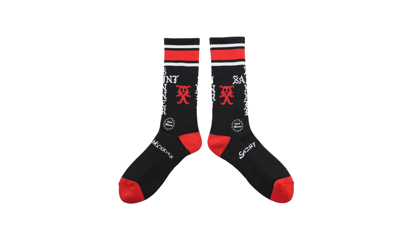 Sinner Socks "Black / Red" SM HR1 0000 112