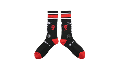 Sinner Socks "Black / Red" SM HR1 0000 112