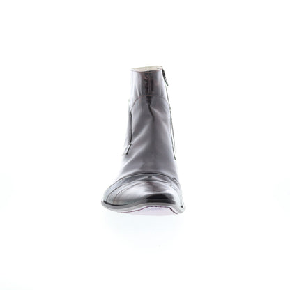 Astton Winnebago 2124 Mens Brown Leather Zipper Casual Dress Boots
