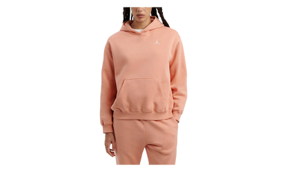Jordan Brooklyn Fleece Pullover Hoodie WMNS "Light Madder Root / White" FV7071 823