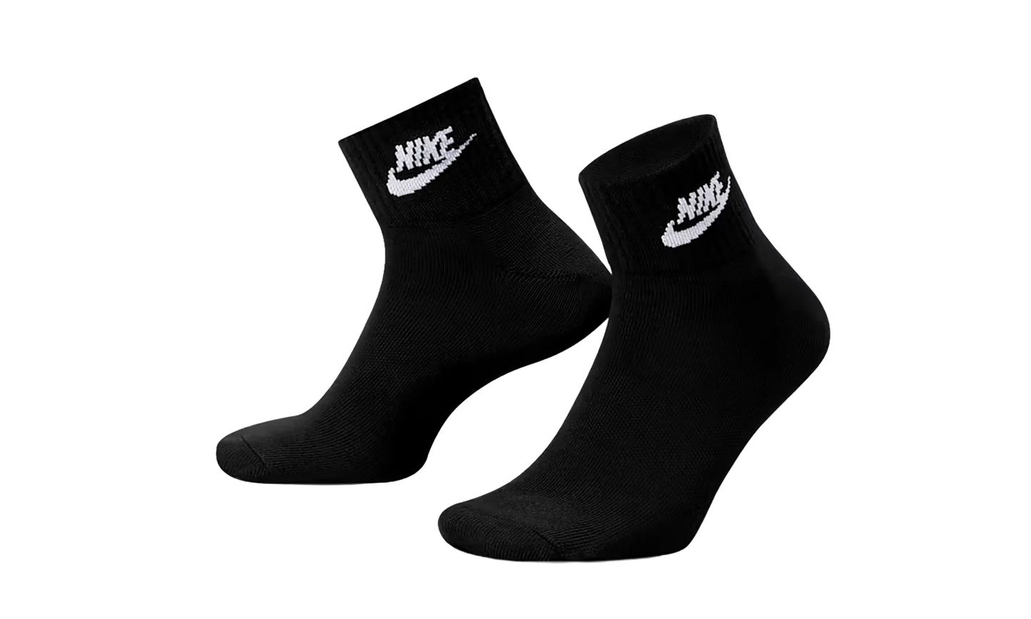 Everyday Essential Ankle Socks (3 Pairs) "White / Black" DX5074 010