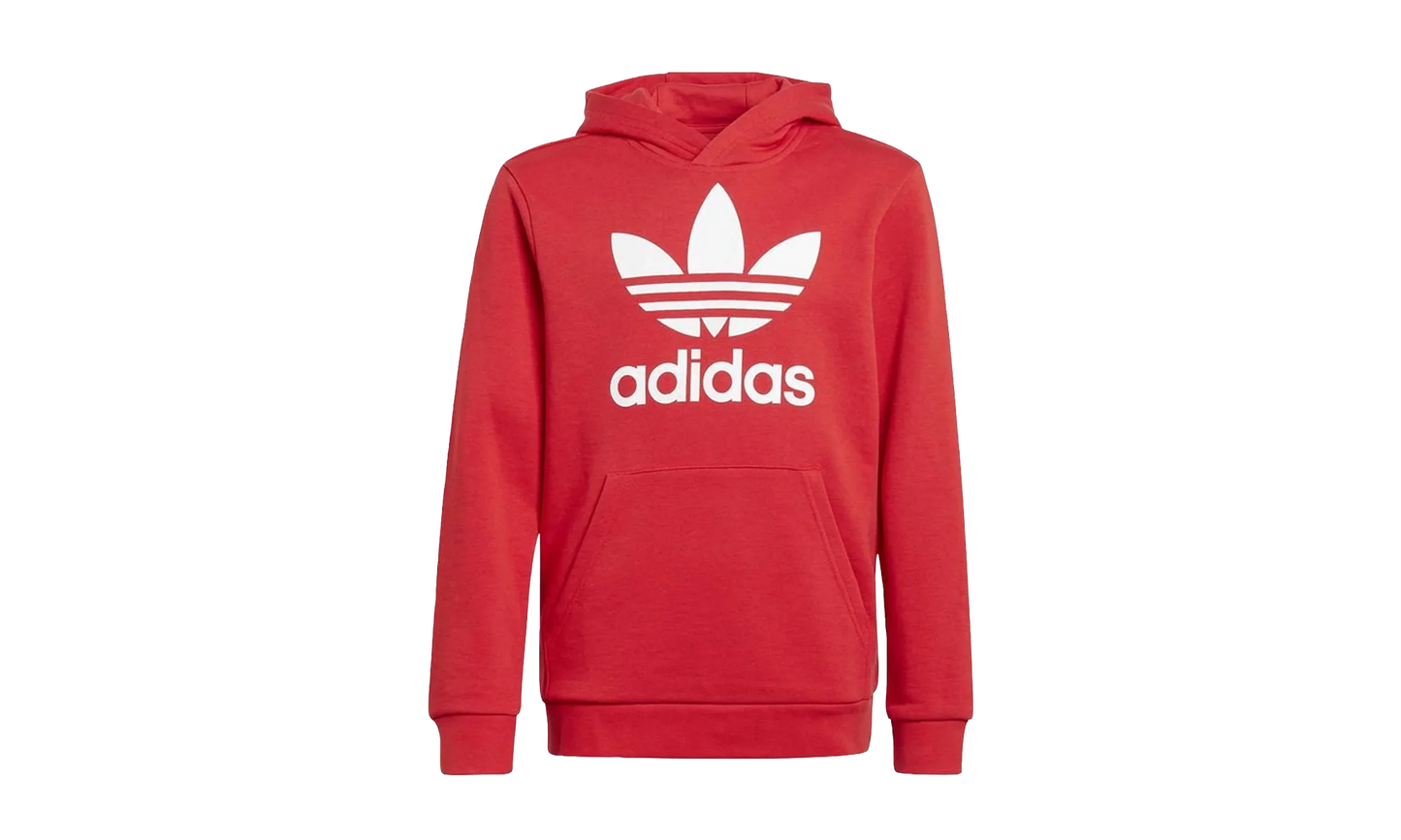 Originals Trefoil Hoodie GS "BETTER SCARLET" IJ7201