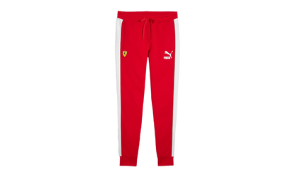 SCUDERIA FERRARI RACE ICONIC T7 TRACK PANTS "Rosso Corsa" 625199 02
