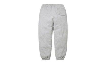 Satin Appliqué Sweatpant "SS26 - Grey" SU27514