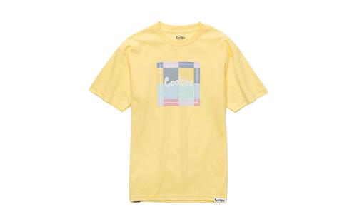 South Hampton Seersucker Patchwork Logo Tee Shirt "Yellow" 1542T3860 BAN