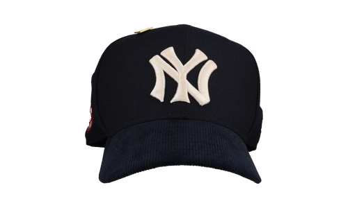 59FIFTY New York Yankees 50th Anniversary Fitted Hat "Black / Navy - Corduroy Visor" NE273