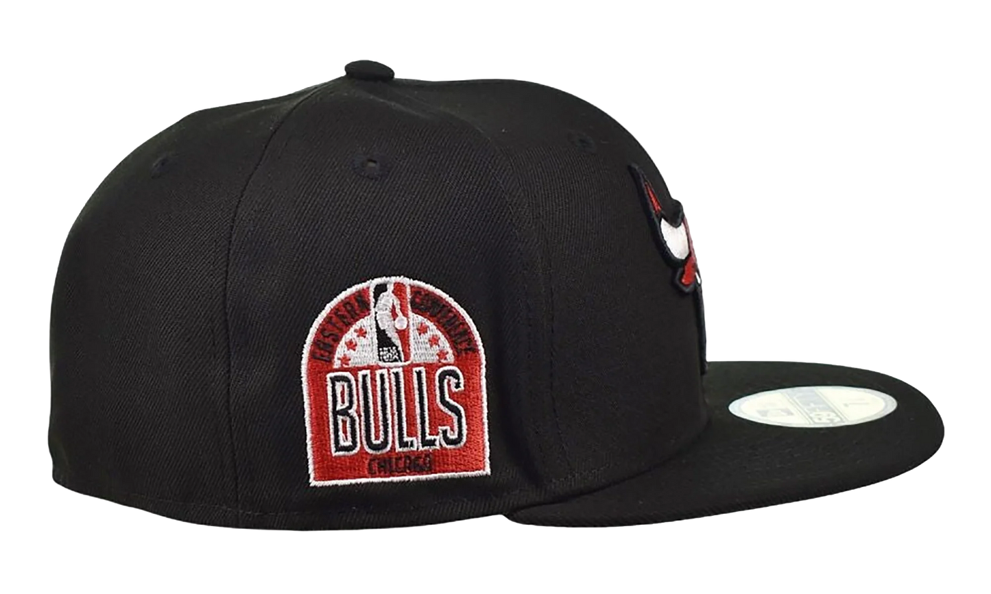 9FIFTY Chicago Bulls Eastern Conference Fitted Hat "Black" 60399352