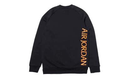 Air Jordan Jumpman Classics Crewneck Sweatshirt "Black / Vivid Purple / Orange" BV6006 011