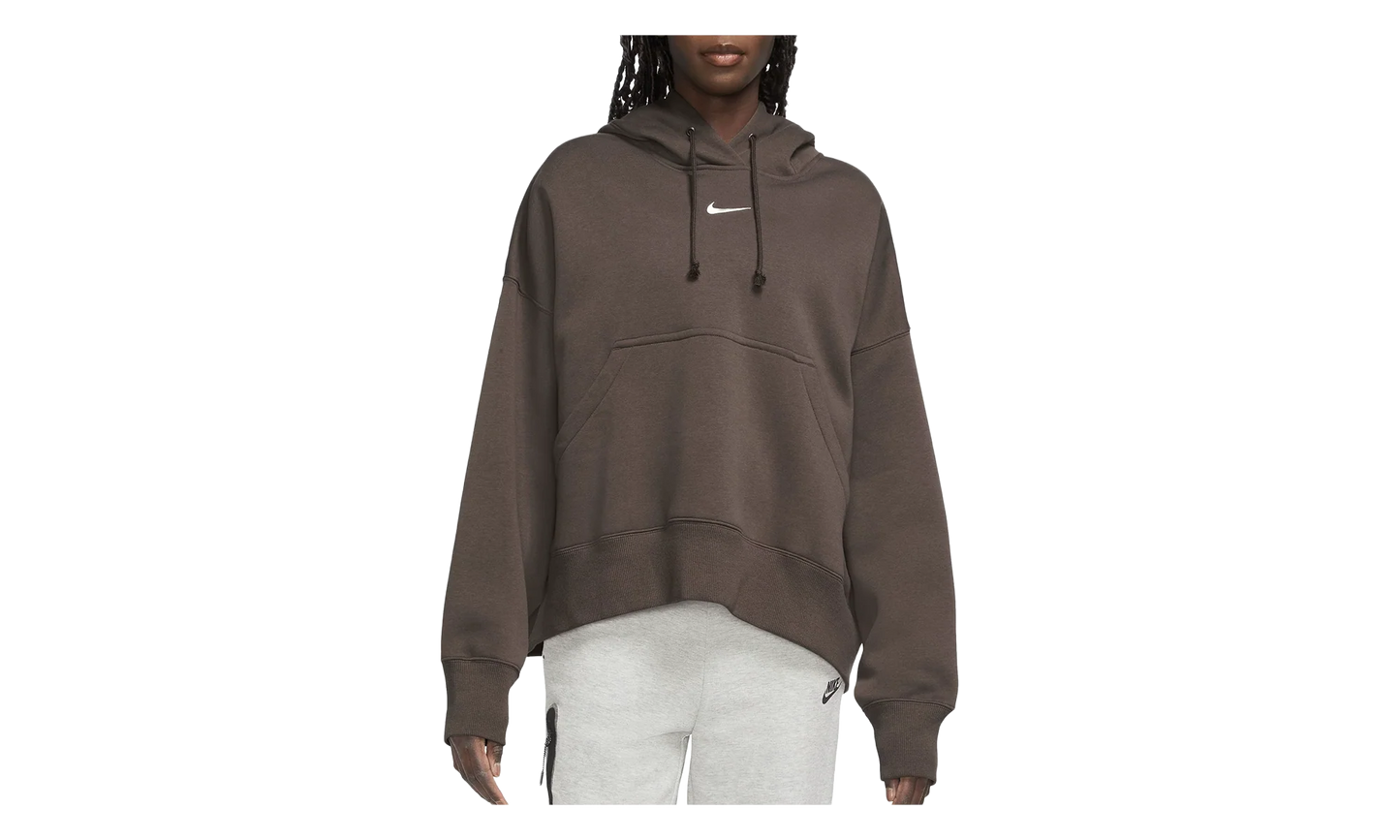 Sportswear Phoenix Fleece Over-oversized Pullover Hoodie WMNS "Baroque Brown / Sail" DQ5858 237