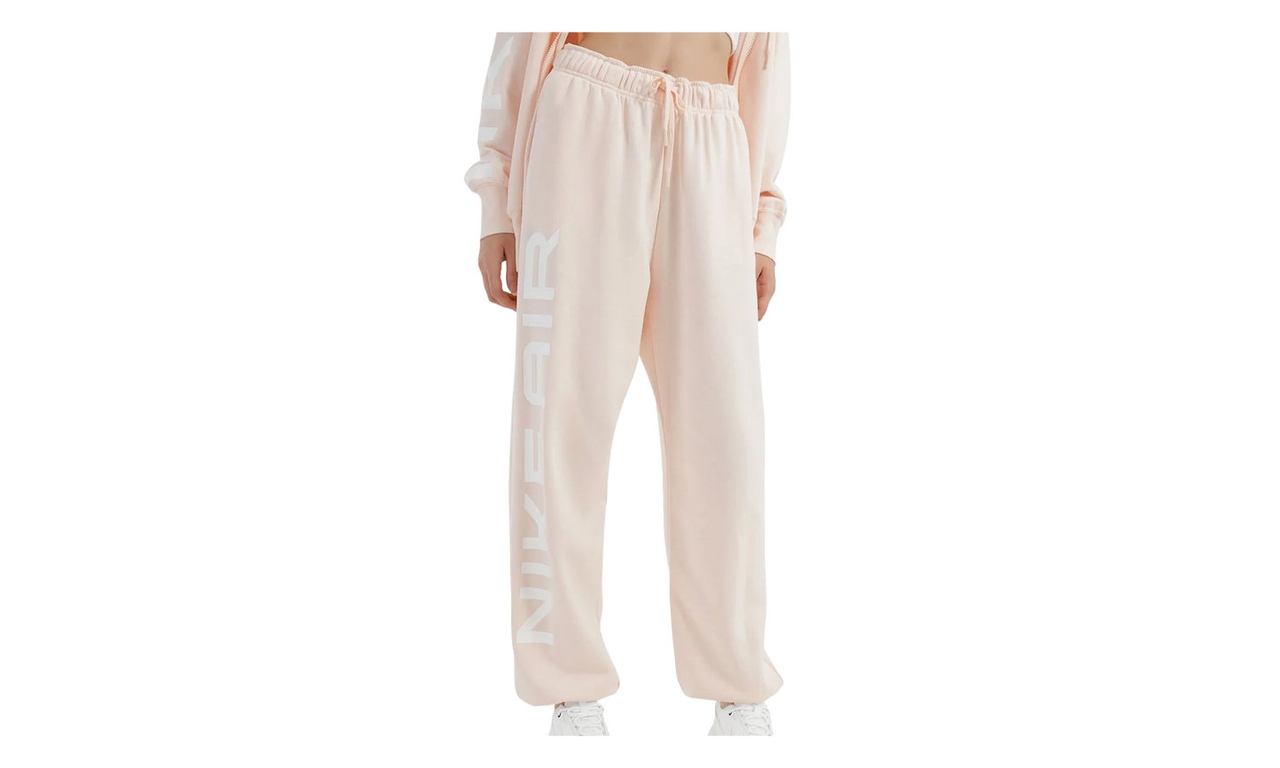 Sportswear Air Oversized High-Waisted Fleece Joggers WMNS "Ice Guava / White" FB8051 838