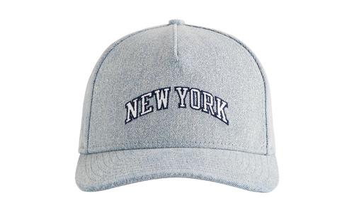 New York Knicks Denim 9Forty M Crown Snapback "Mid Indigo" khm051286 452