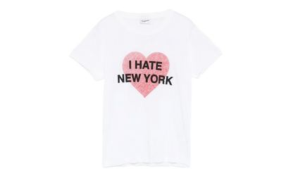 I Hate NY T-Shirt WMNS "White" VAQ10T004