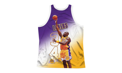 NBA Behind The Back Jersey "Los Angeles Lakers Shaq" MSTKMI19002 LALWHITSON