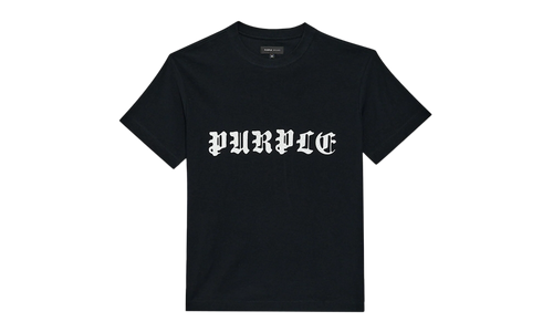 Gothic Wordmark Tee 'Black' "Black" P104-JGBB324